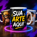Caneca de Polímero Personalizada 350 ml – Foto, Nome, Frase ou Logo